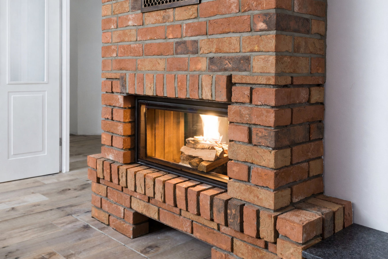 Fireplace installation